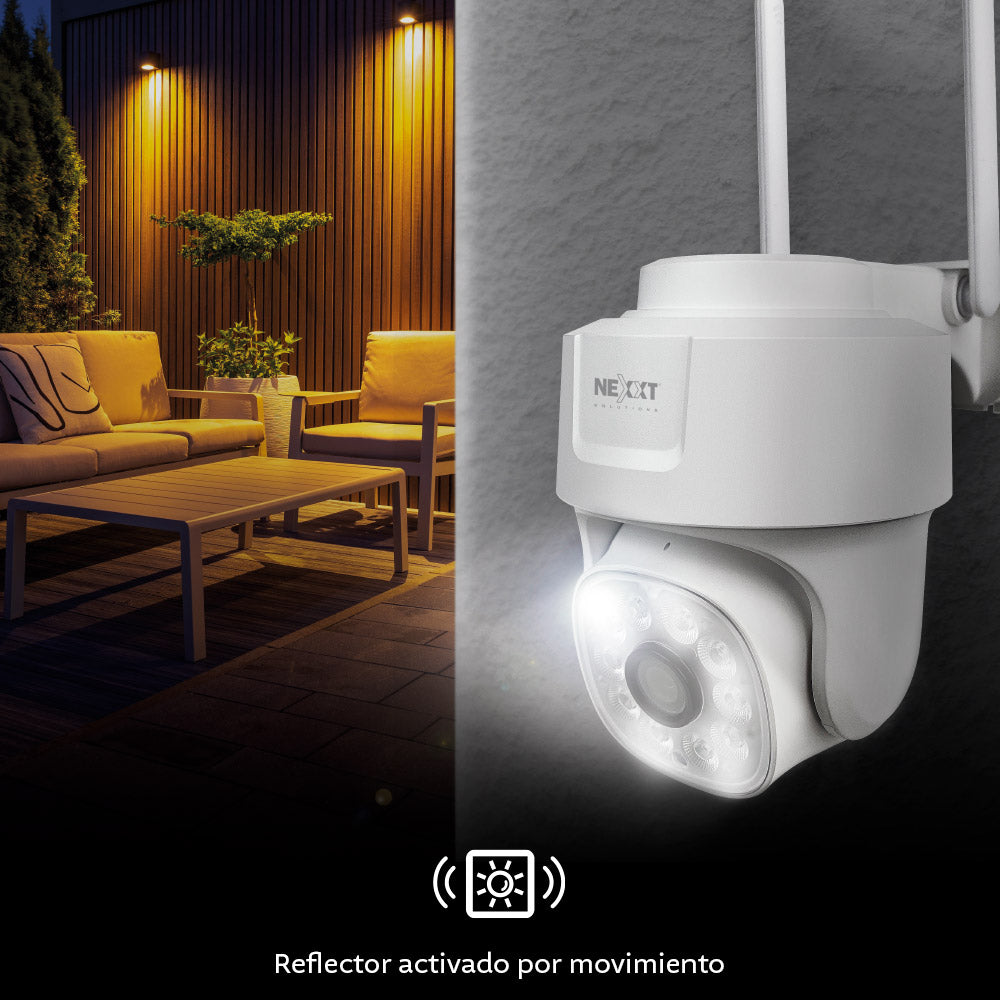 camara WiFi -Nexxt Solutions Home - PTZ 2K+ 5MP RJ45