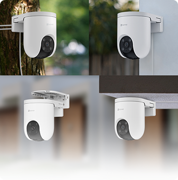 Camara EZVIZ - H8C pro 2K+ Cámara IP para interiores y exteriores, 2K+, WiFi 2.4GHz