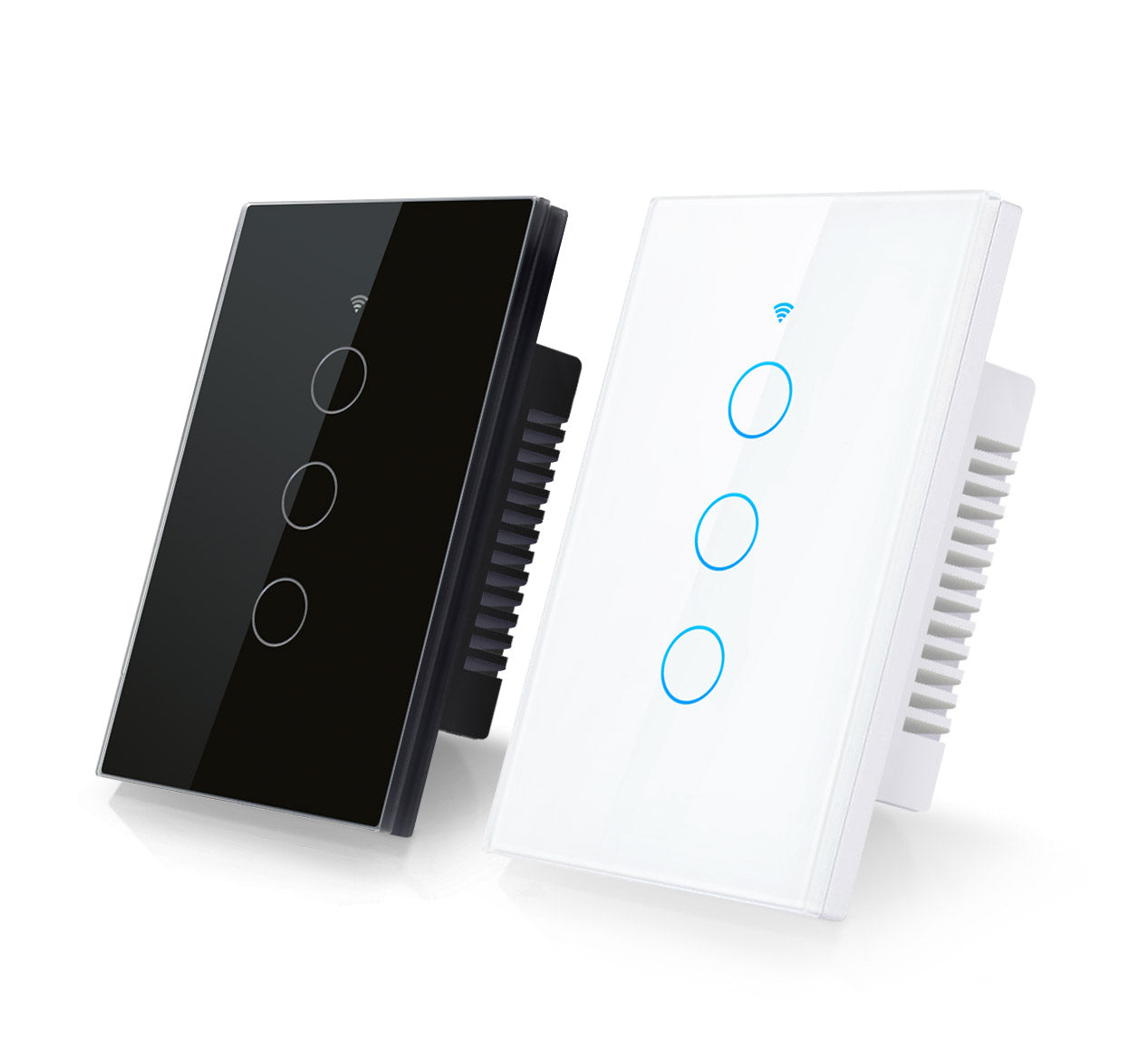 Interruptor Inteligente Tactil - 3 botones Blanco