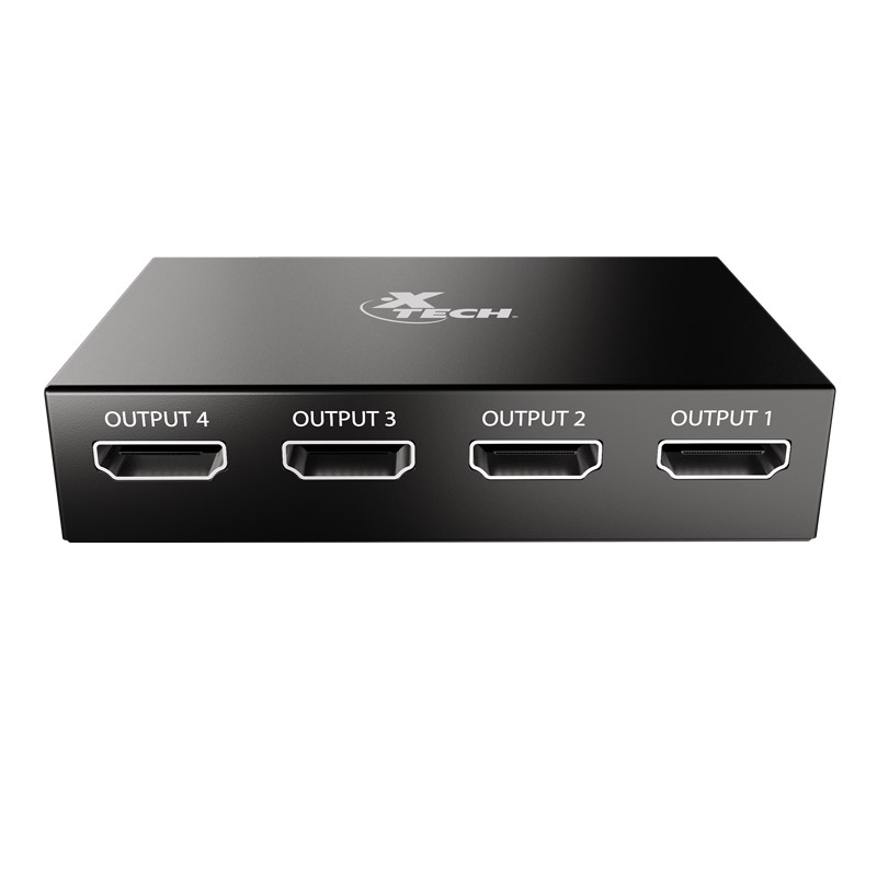 HDMI SPLITTER, 1 ENTRADA HDMI A 4 SALIDAS HDMI, HASTA 3840X2160