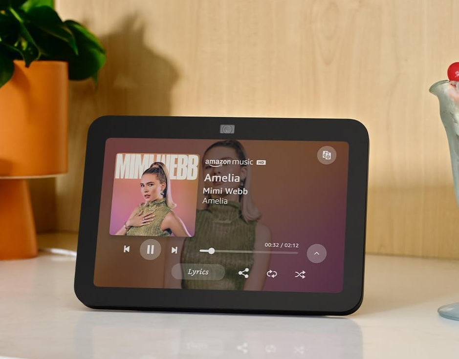 Alexa Echo Show 8 - con audio espacial, hub de Smart Home y Alexa color Negro