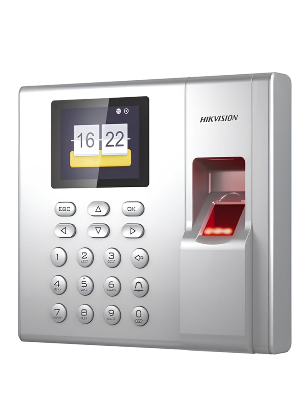 Terminal de Control de Acceso con Lector de Huellas y lector de tarjeta -Hikvision