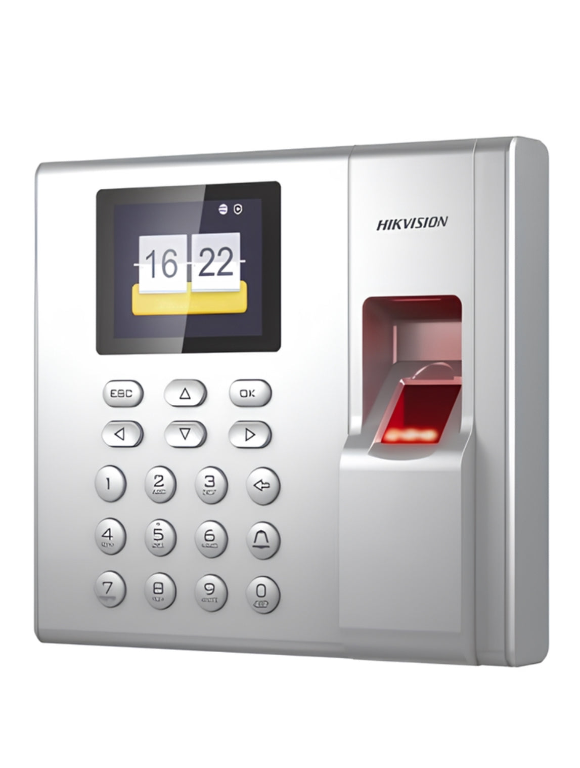 Terminal de Control de Acceso con Lector de Huellas y lector de tarjeta -Hikvision