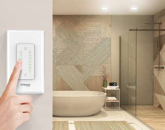 Interruptor Dimmer doble inteligente WiFi