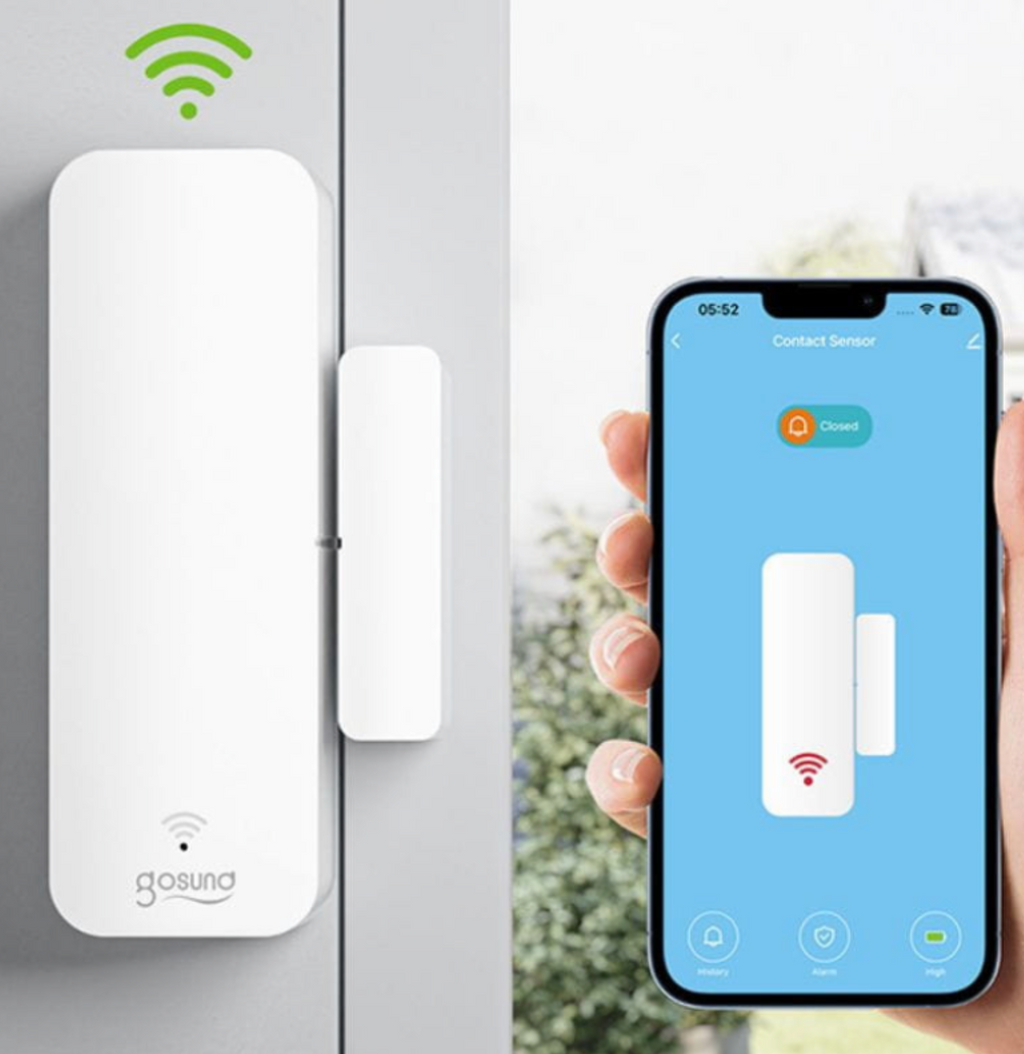 Sensor para puerta y ventana inteligentes WiFi | Gosund