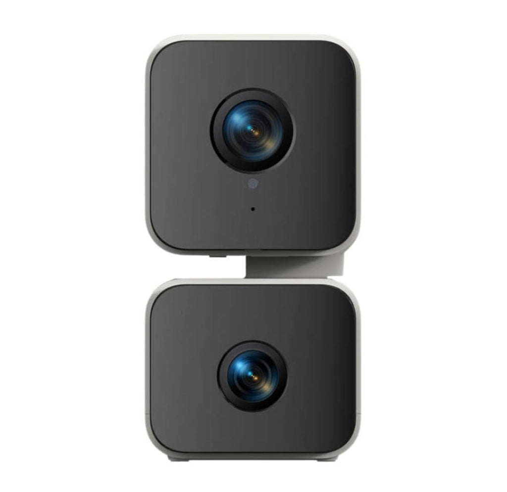 Cámara de seguridad WiFi de doble lente| 4MP HD con conversación bidireccional | alarma de detección| Gosund