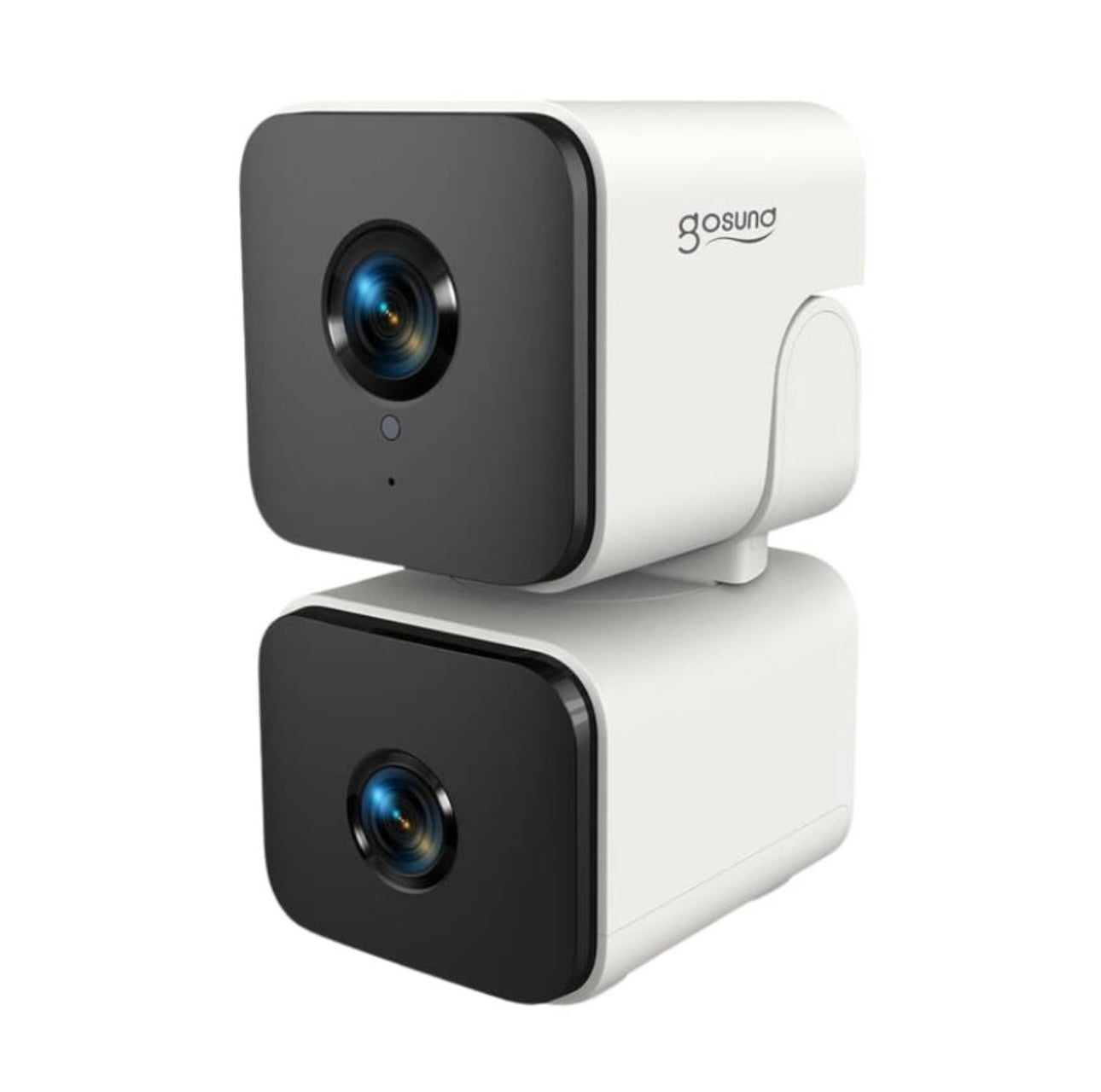 Cámara de seguridad WiFi de doble lente| 4MP HD con conversación bidireccional | alarma de detección| Gosund