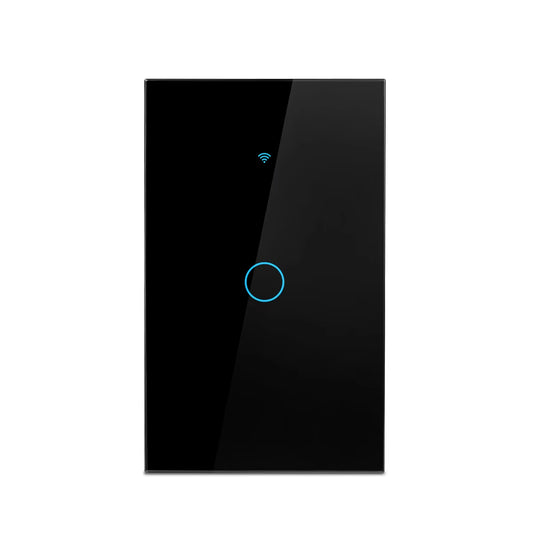 Interruptor Inteligente tactil 1 boton - Negro
