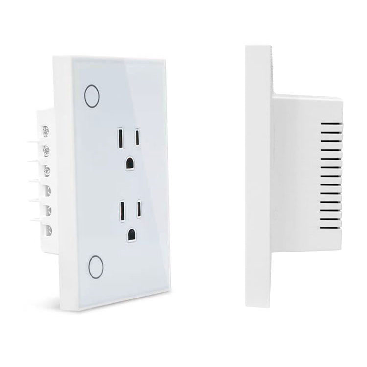 Toma corriente de pared inteligente WiFi - Blanco