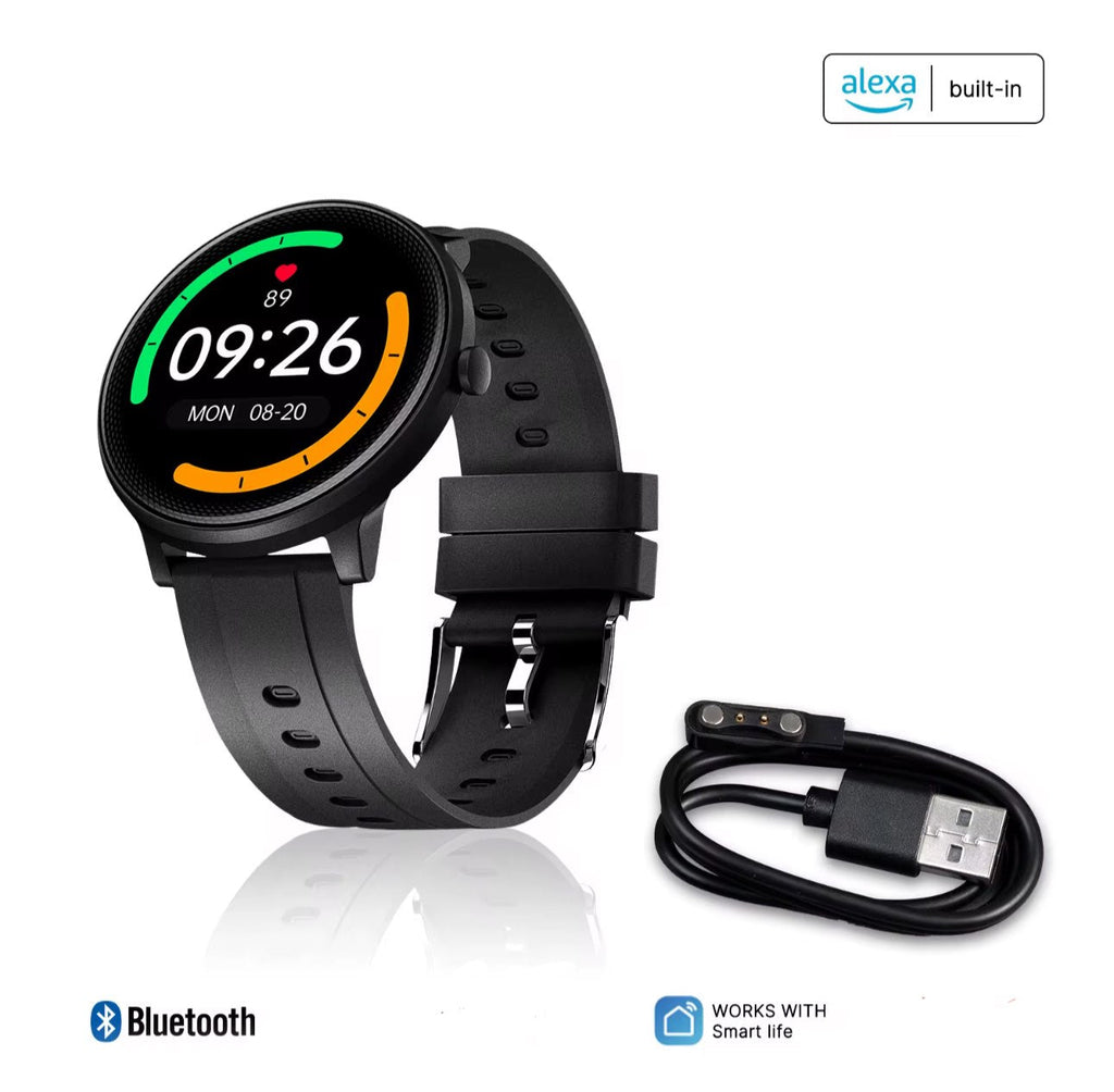 Reloj inteligente redondo | alexa integrada