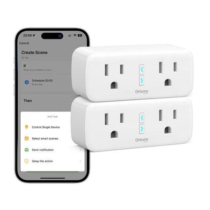 Enchufes WiFi Doble | 2 unidades