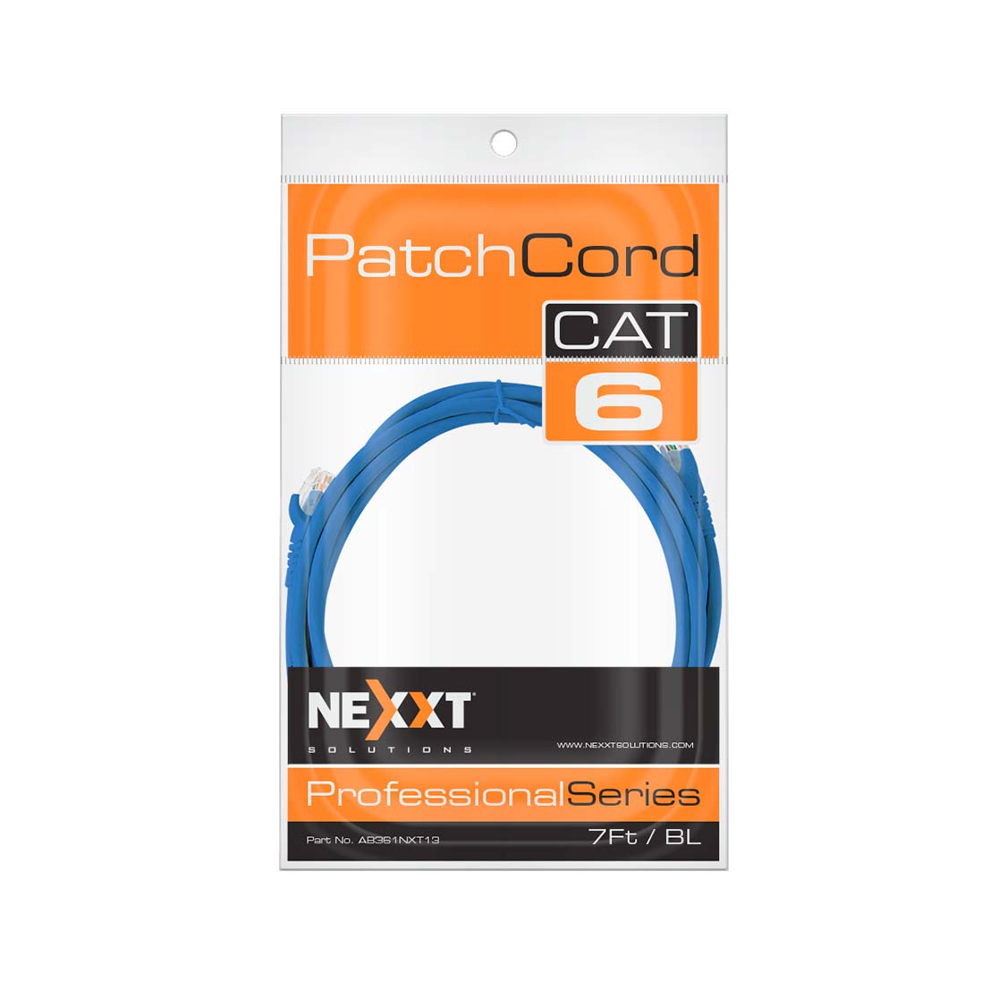 Cable de Conexión Nexxt Solutions - CAT 6, RJ-45 (M), 2.1m