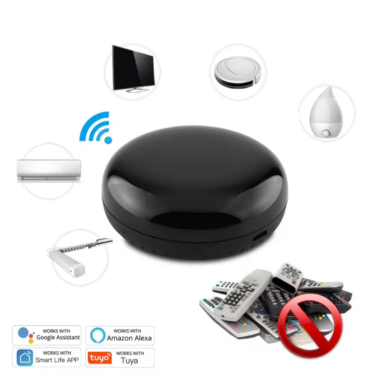 Control remoto IR WiFi | Compatible con alexa y Google