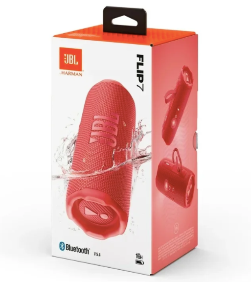 JBL Flip 7 -IPX7 ROJO-Bocina Inalambríca