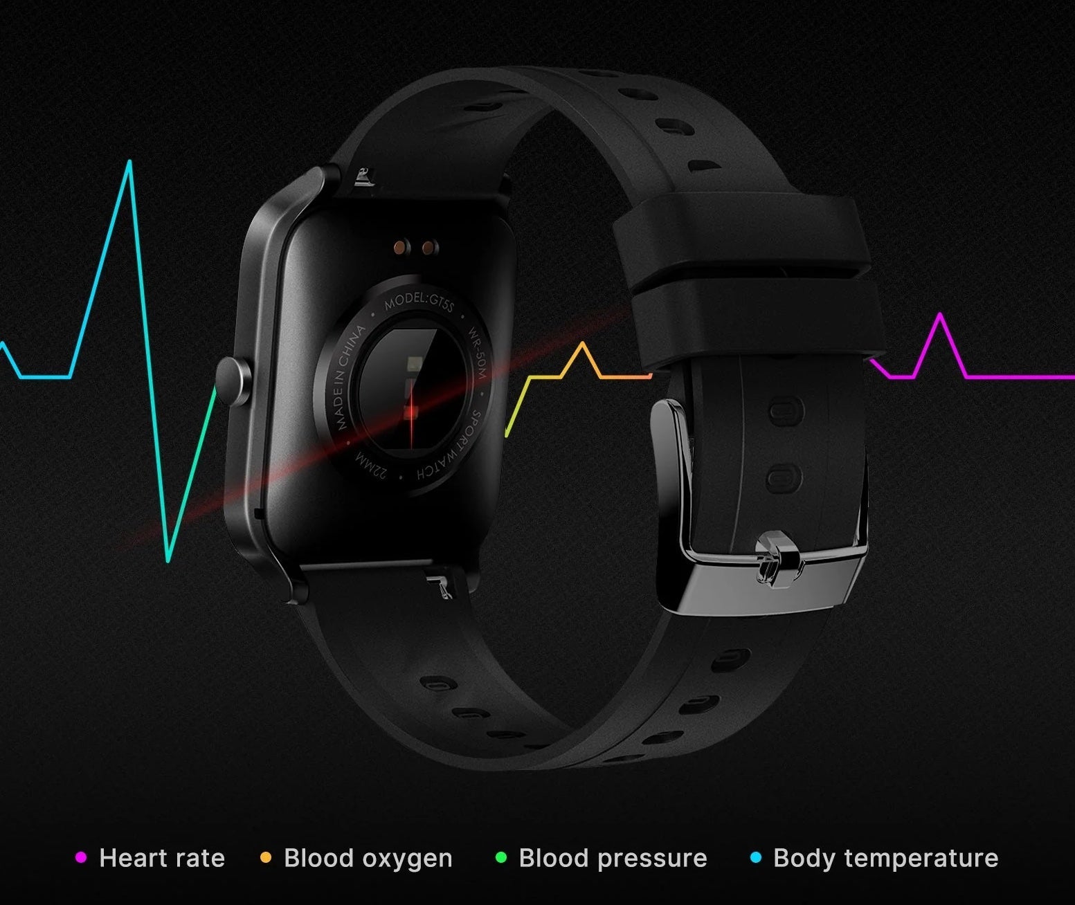 Reloj inteligente Cuadrado | alexa integrada GT5S