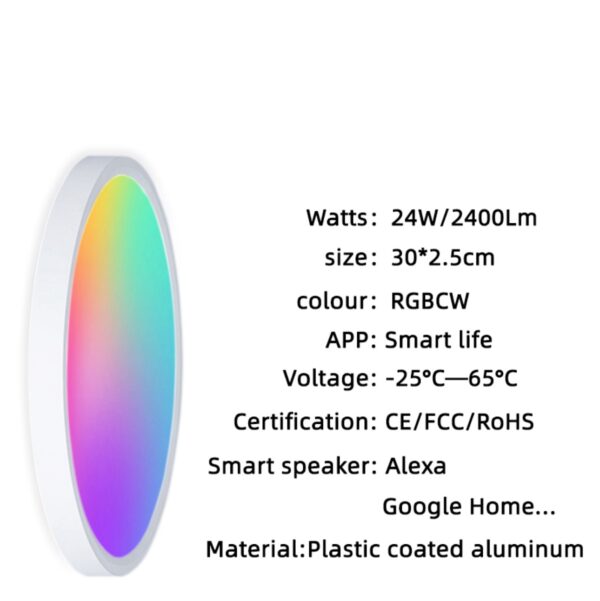 Lámpara inteligente 24W RGB +CW - Imagen 4