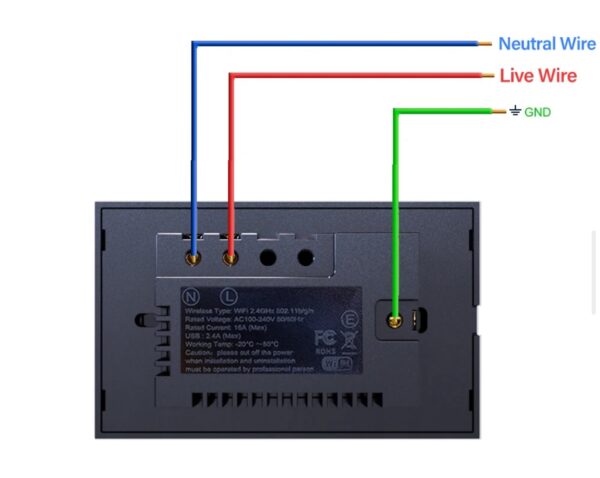 Toma corriente de pared con puertos USB y USB-C - Imagen 2