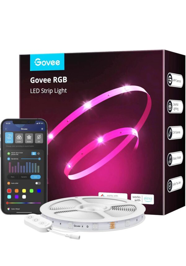 Tira de luces LED WiFi 32.8FT Govee RGB